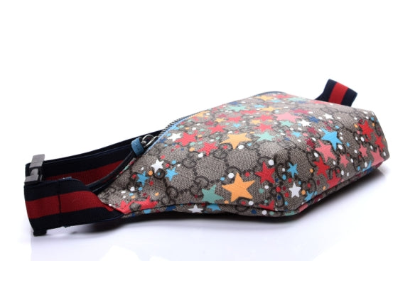 GUCCI GG Supreme Monogram Childrens Star Print Belt Bag Multicolor