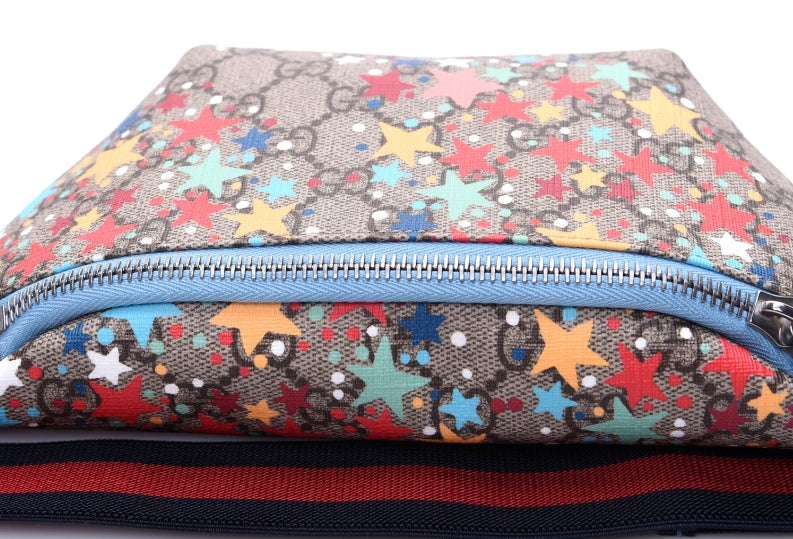 GUCCI GG Supreme Monogram Childrens Star Print Belt Bag Multicolor