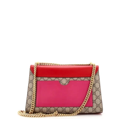 Gucci Padlock Top Handle Bag GG Coated Canvas and Leather Mini