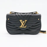 New Wave Chain Bag Quilted Leather MM