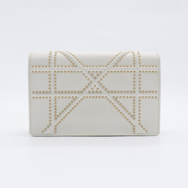 Studded Diorama Wallet On Chain