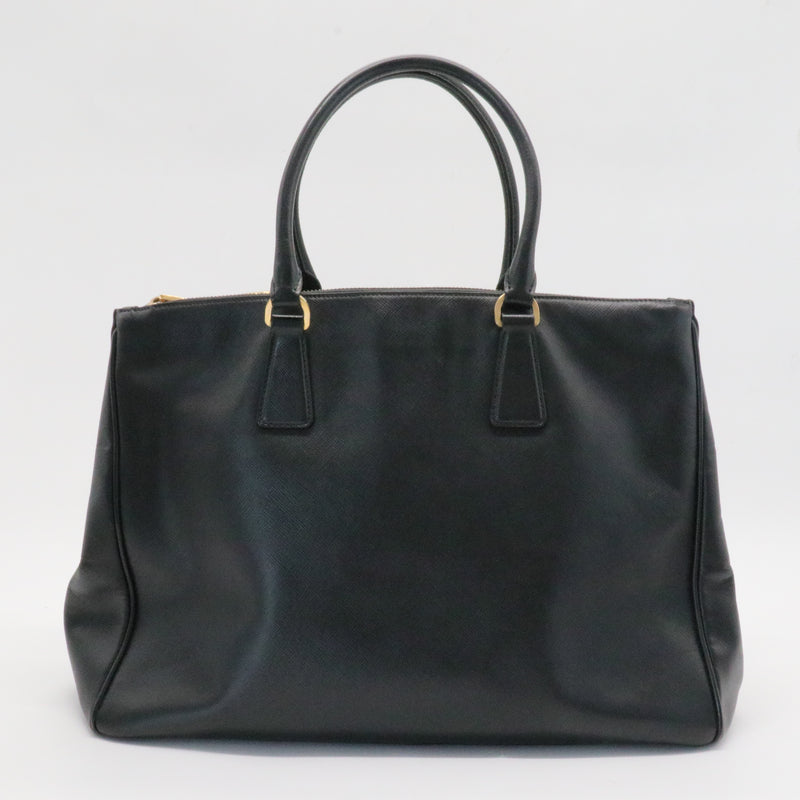 Double Zip Lux Tote Saffiano Leather Large