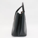 Cuir Double Tote Saffiano Leather Large