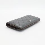 L-Yen Wallet Quilted Caviar