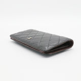 L-Yen Wallet Quilted Caviar