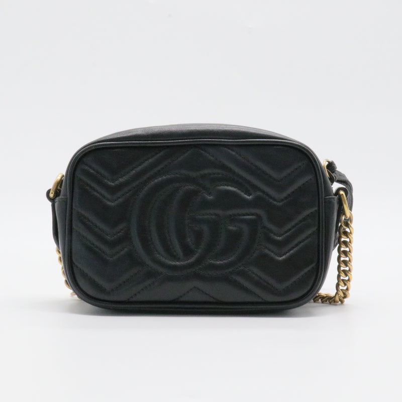 GG Marmont Shoulder Bag Matelasse Leather Mini