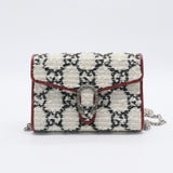 GG Tweed Mini Dionysus Wallet On Chain