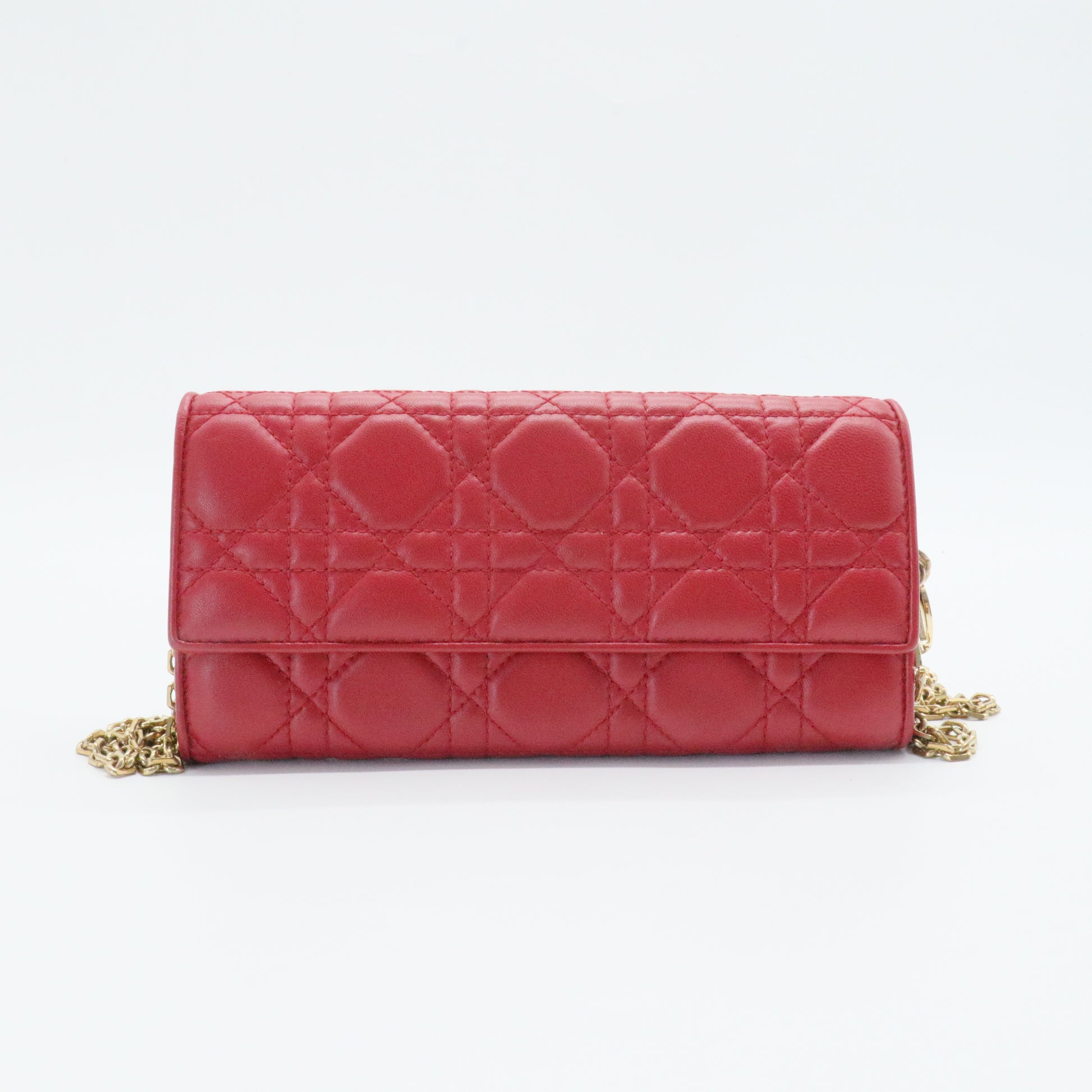 Lady Dior Croisiere Chain Wallet Cannage Quilt Lambskin