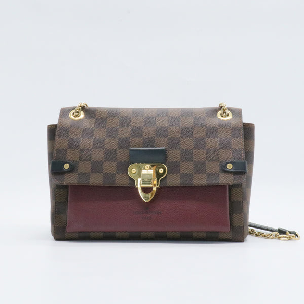 Vavin Handbag Damier with Leather PM