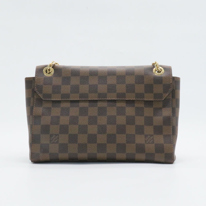 Vavin Handbag Damier with Leather PM