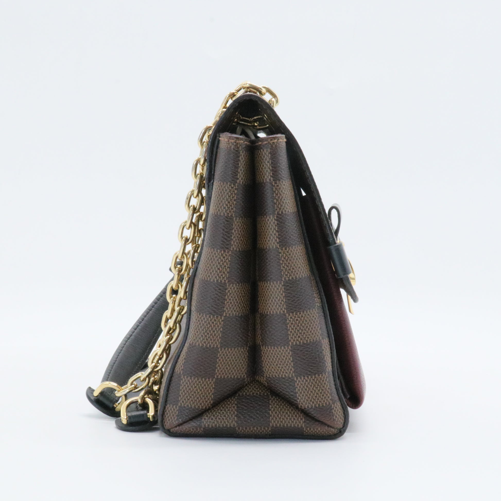 Vavin Handbag Damier with Leather PM