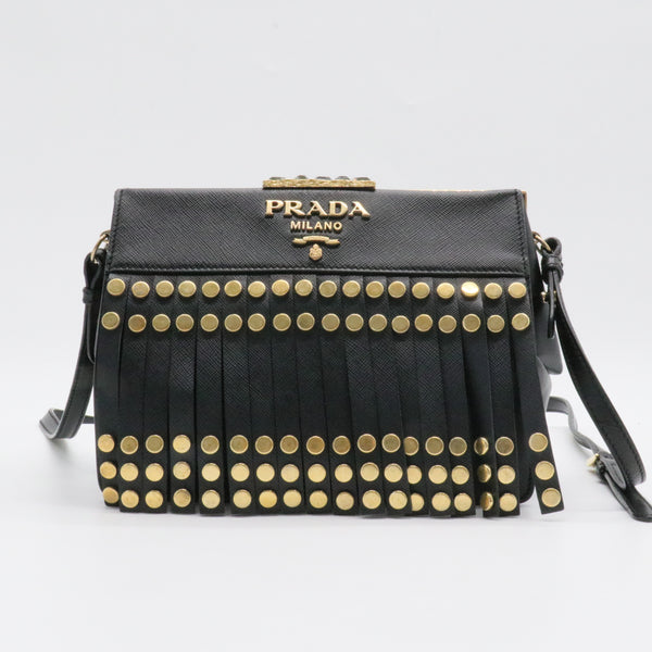 Prada City-Calf-Trimmed Saffiano Lux