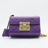 Padlock Shoulder Bag Guccissima Leather Small