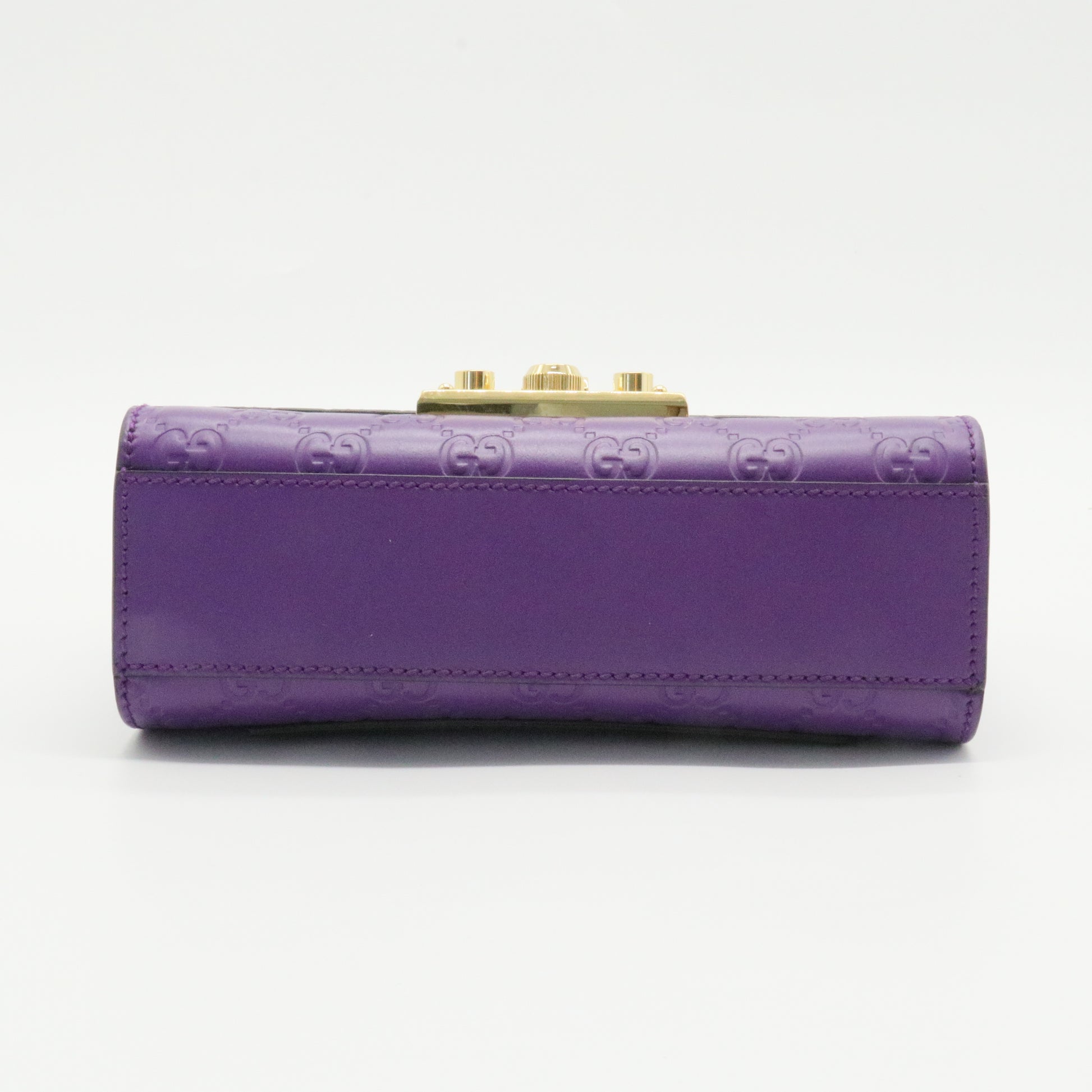 Padlock Shoulder Bag Guccissima Leather Small