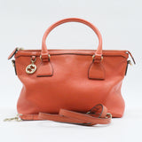 Dollar Calfskin GG Charm Satchel