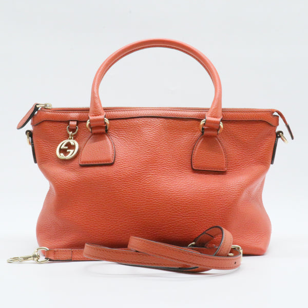 Dollar Calfskin GG Charm Satchel