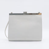 Smooth Calfskin Mini Clasp Bag Frost