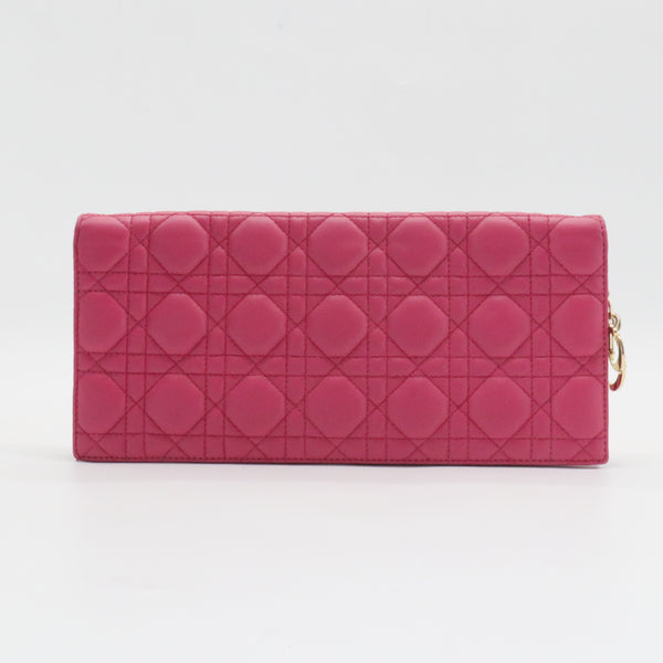 Lady Dior Chain Pouch Cannage Quilt Lambskin