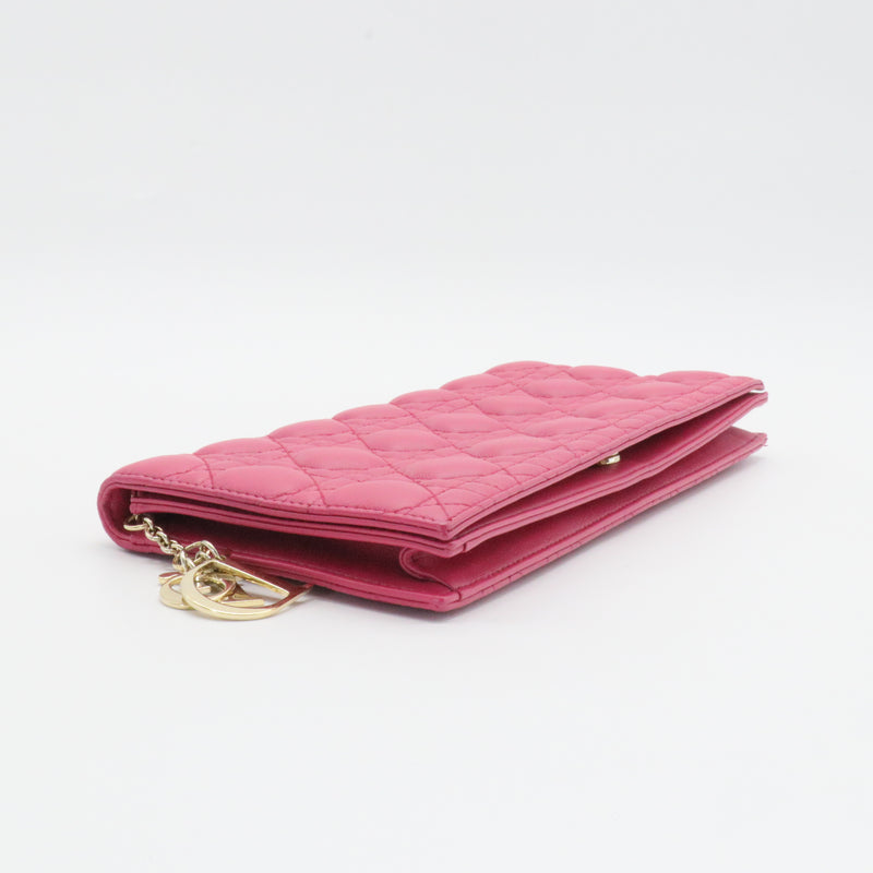 Lady Dior Chain Pouch Cannage Quilt Lambskin