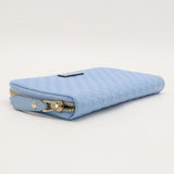 Zip Around Wallet Microguccissima Leather Long