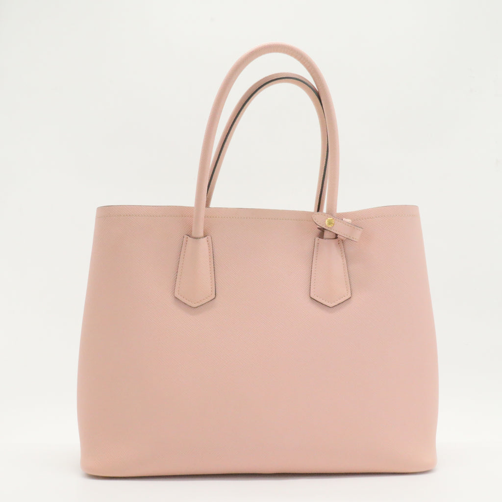 Cuir Double Tote Saffiano Leather Medium
