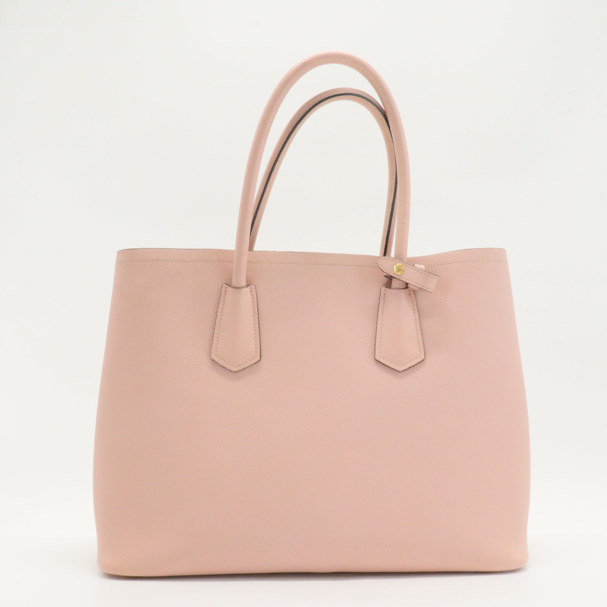 Cuir Double Tote Saffiano Leather Medium
