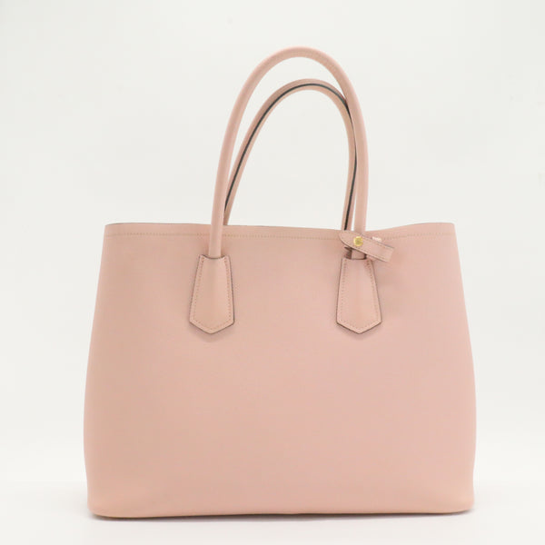 Cuir Double Tote Saffiano Leather Medium