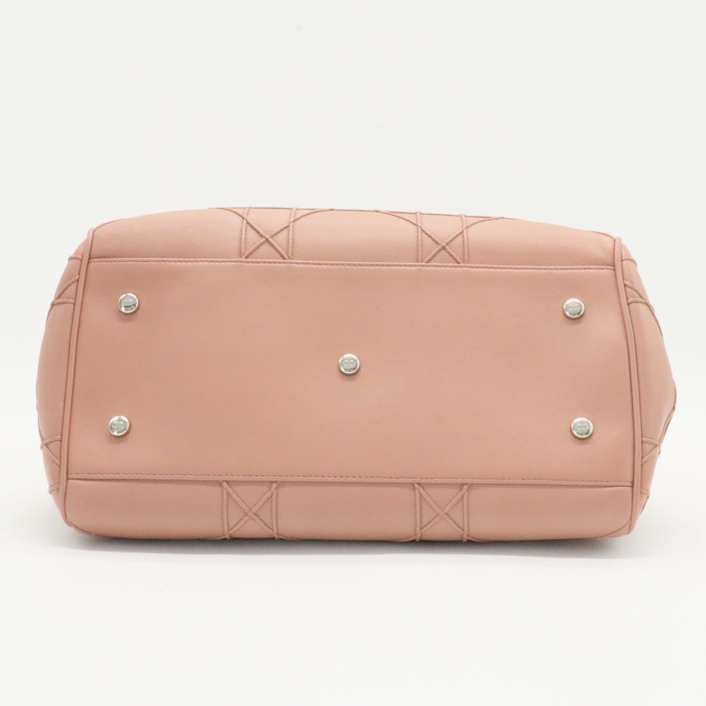 Granville Polochon Handbag Cannage Quilt Leather Medium