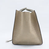 Phantom Bag Crocodile Embossed Nubuck Medium