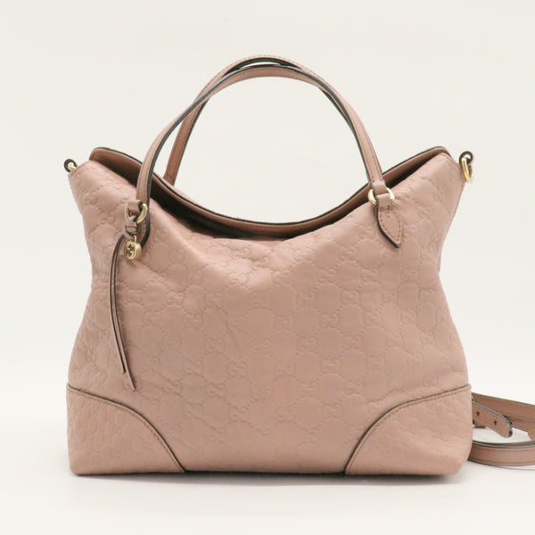 Bree Convertible Top Handle Bag Guccissima Leather