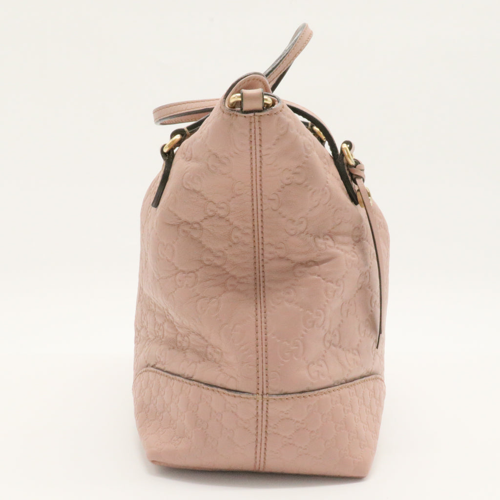 Bree Convertible Top Handle Bag Guccissima Leather