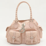 Lovely Multi Pocket Satchel Diorissimo Canvas Medium