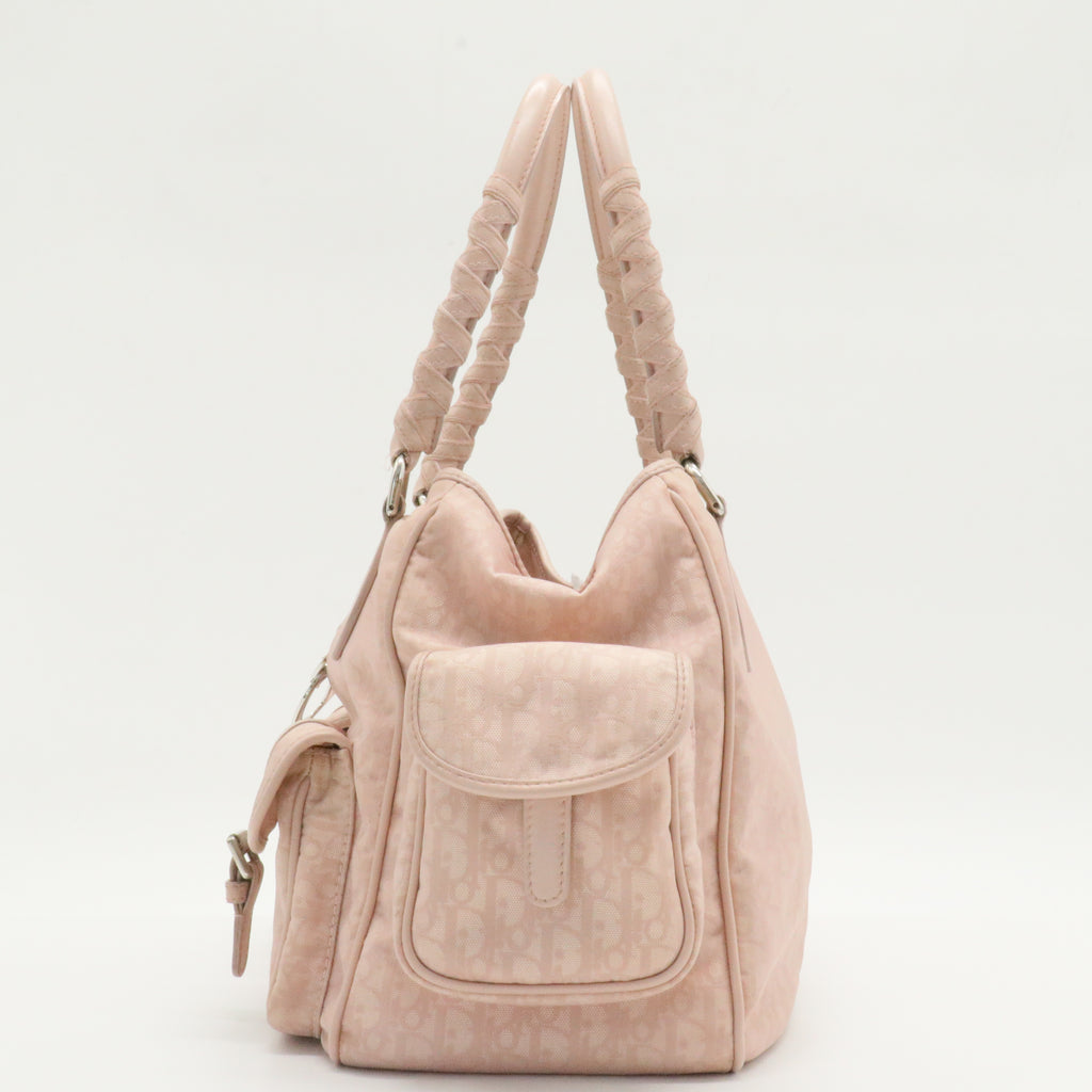 Lovely Multi Pocket Satchel Diorissimo Canvas Medium
