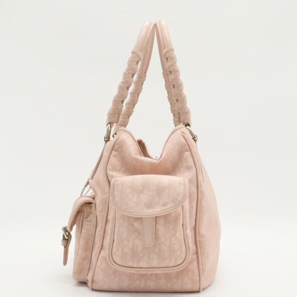 Lovely Multi Pocket Satchel Diorissimo Canvas Medium