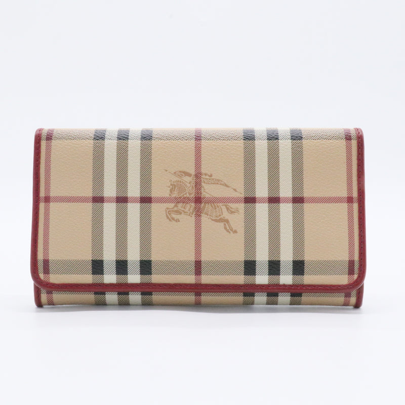 Haymarket Check Continental Wallet