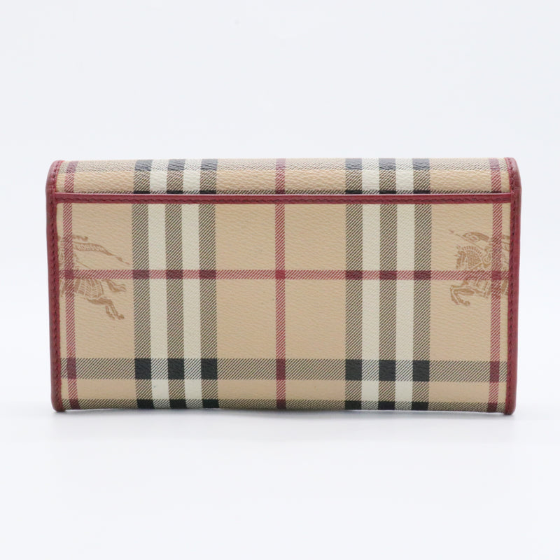 Haymarket Check Continental Wallet