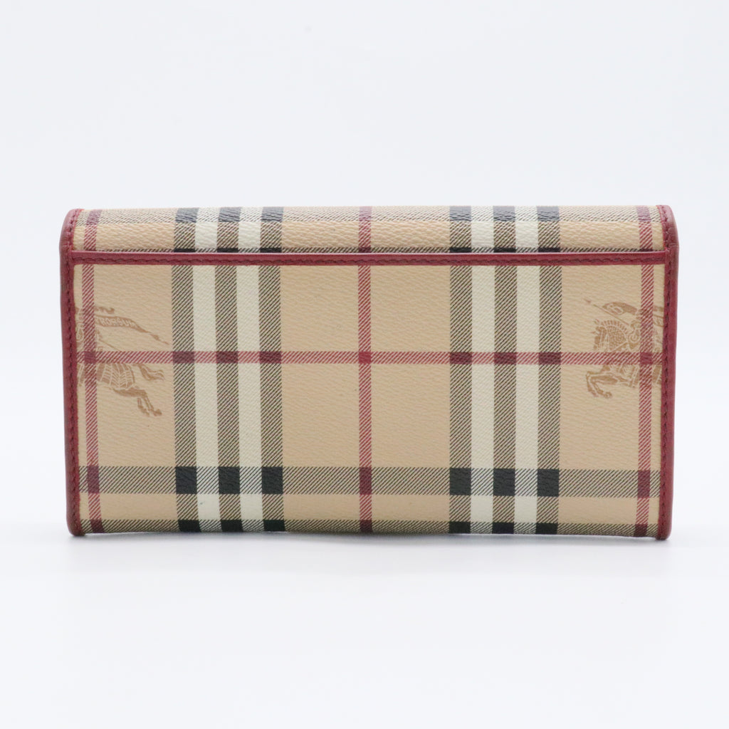 Haymarket Check Continental Wallet