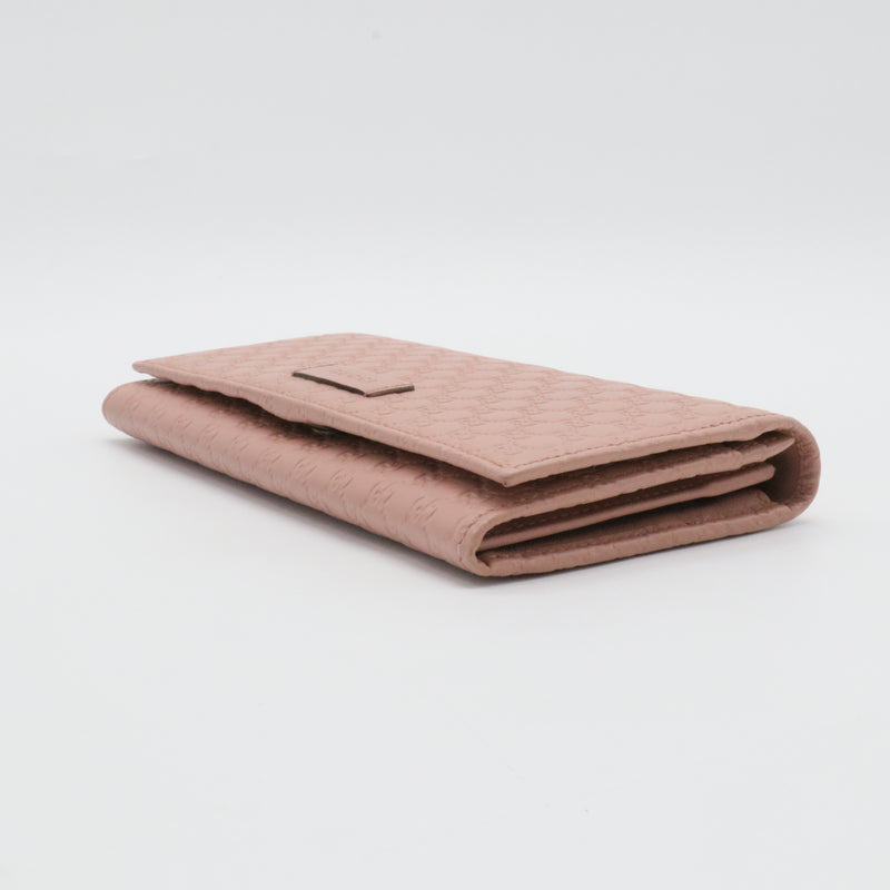 Flap Wallet Microguccissima Leather Long