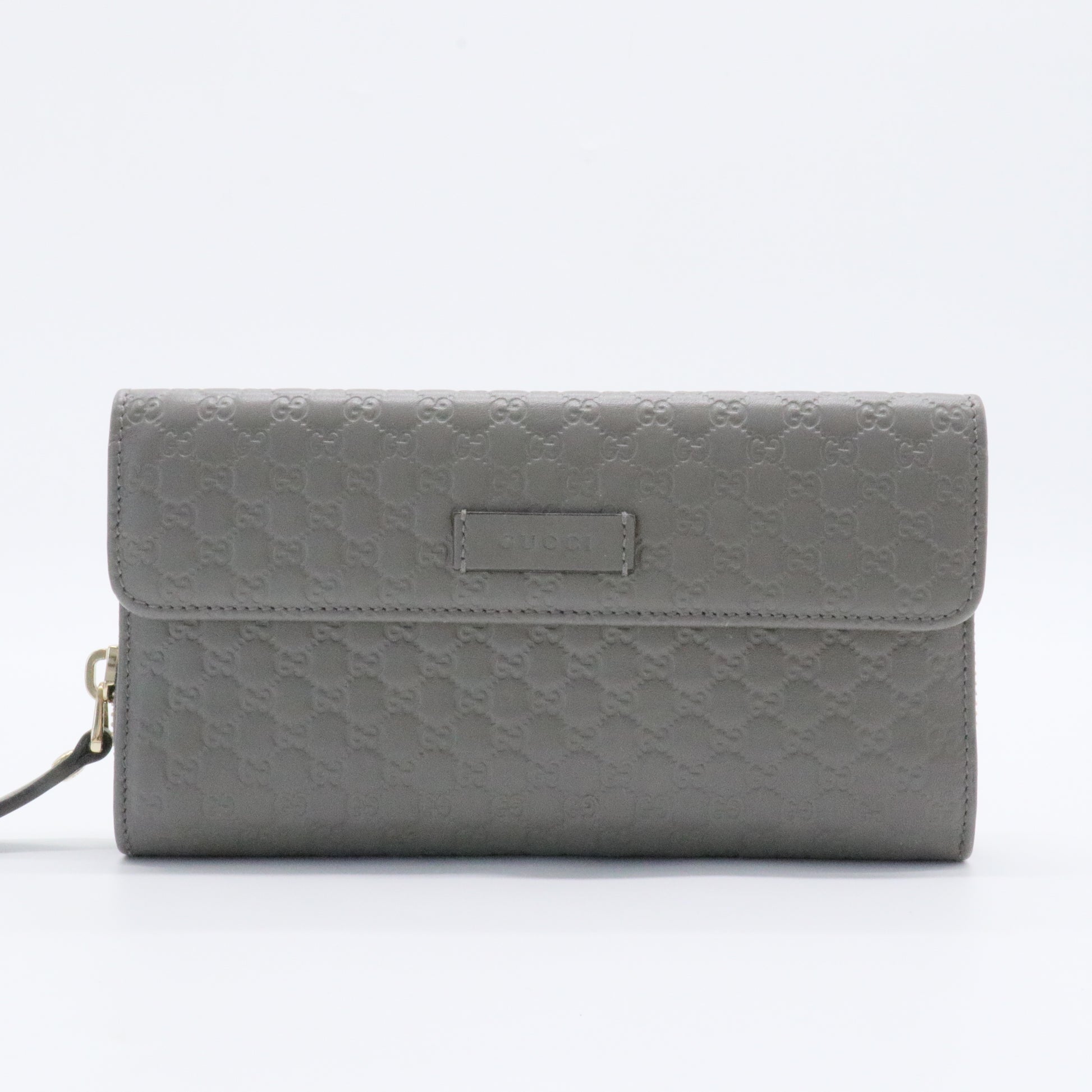 Continental Flap Wallet Microguccissima Leather Long