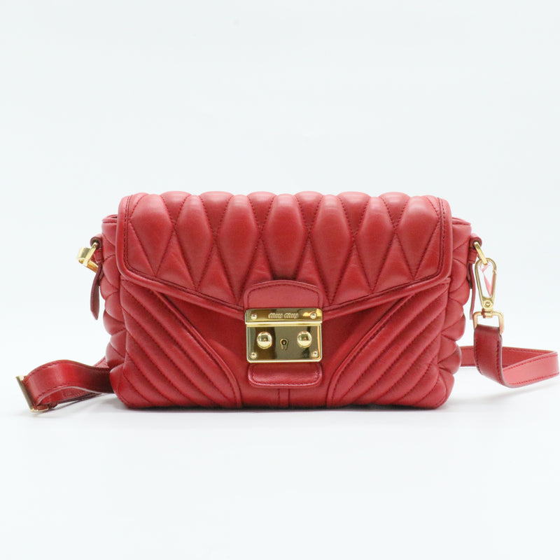 Leather Quilted Crossbody Bag