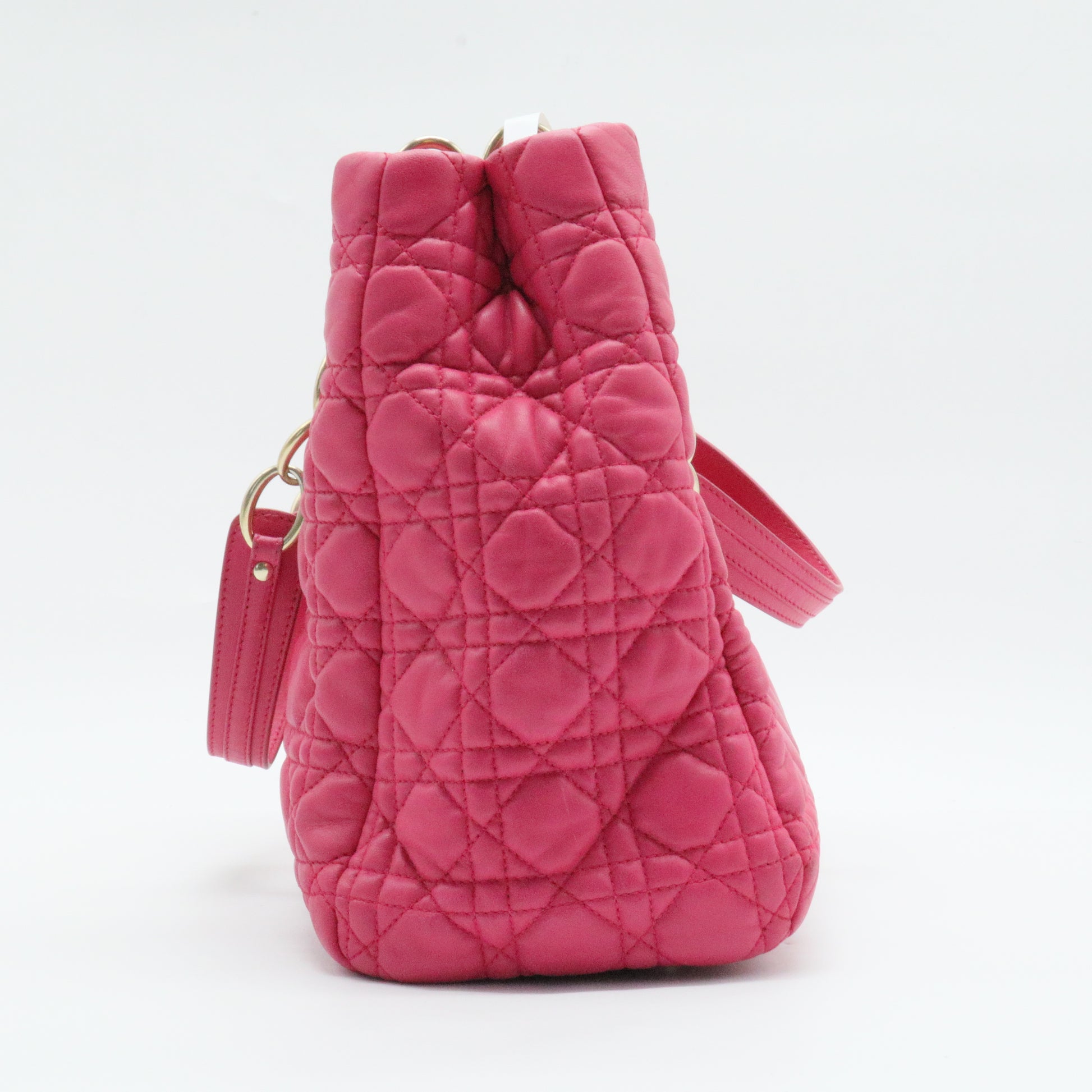 Soft Chain Tote Cannage Quilt Lambskin Large