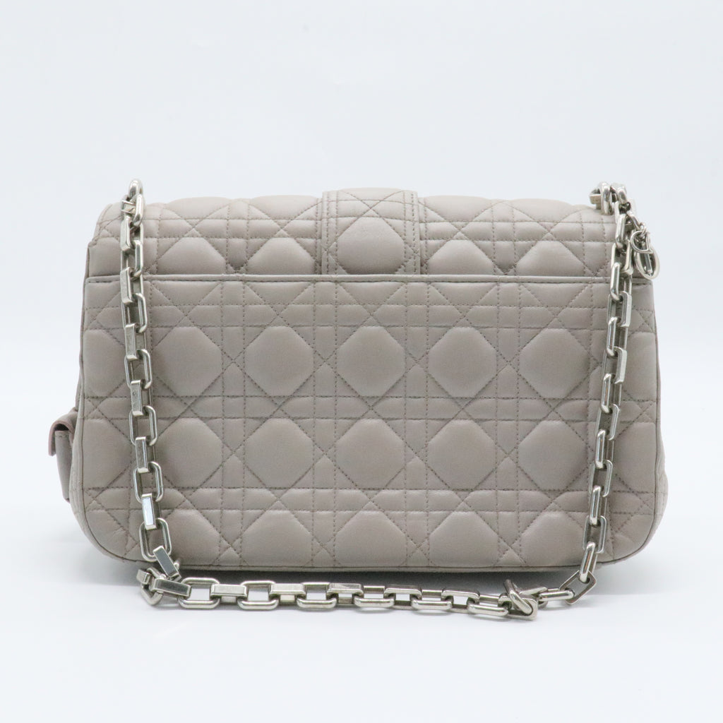 Miss Dior Flap Bag Cannage Quilt Lambskin Medium