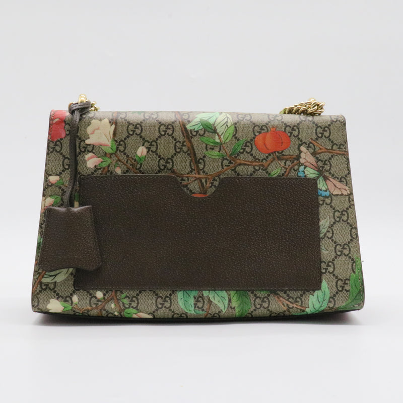 Padlock Shoulder Bag Tian Print GG Coated Canvas Medium