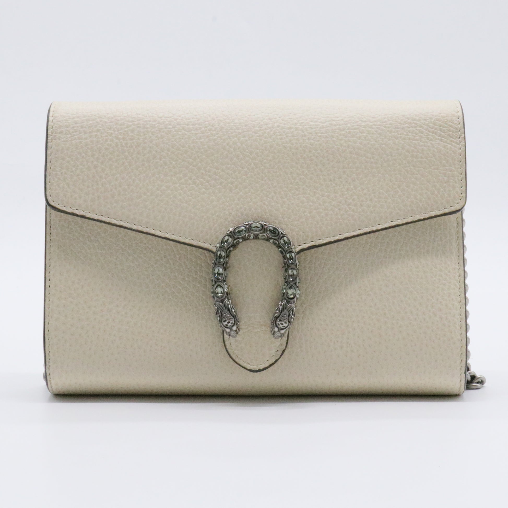 Dionysus Chain Wallet Leather with Embellished Detail Smal;