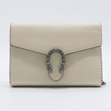 Dionysus Chain Wallet Leather with Embellished Detail Smal;