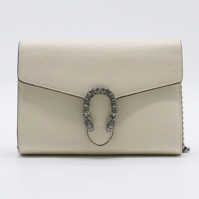 Dionysus Chain Wallet Leather with Embellished Detail Smal;