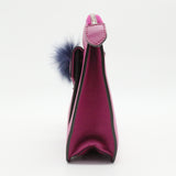 Monster Front Pocket Clutch Leather with Fur