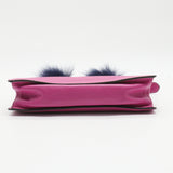 Monster Front Pocket Clutch Leather with Fur