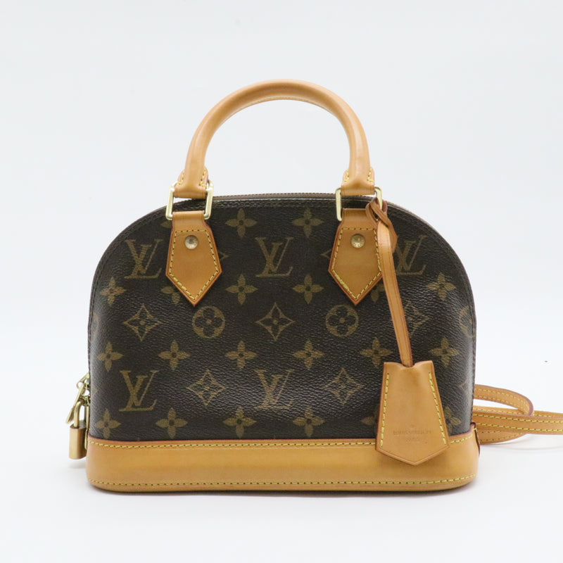 Alma Handbag Monogram Canvas BB