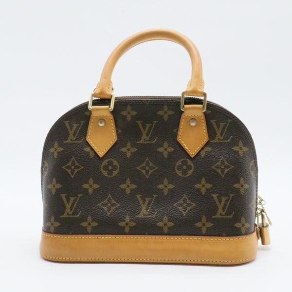 Alma Handbag Monogram Canvas BB